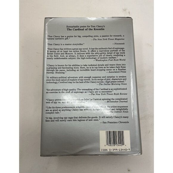 Fear & Present Danger by Tom Clancy – G+ Political Tech Thriller Book - Picture 3 of 3